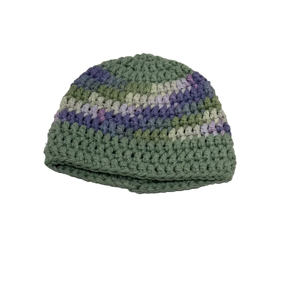 newborn baby hat NEW hand crocheted yarn‎